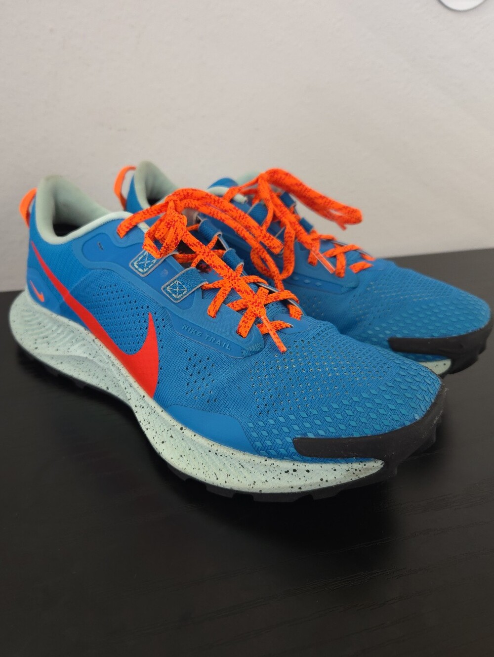 Nike Pegasus Trail 3 Laser Blue Habanero Red DA8697-400 Running Men's Size 8.5